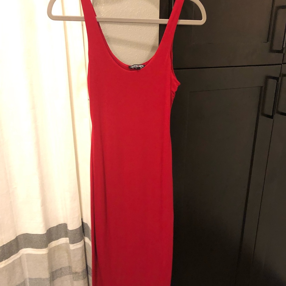 Red Fashion Nova Dress
